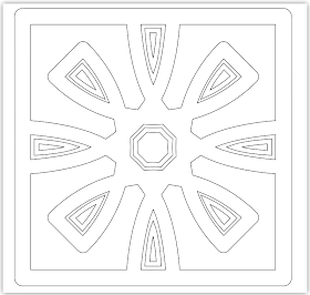 tile free hand embroidery pattern