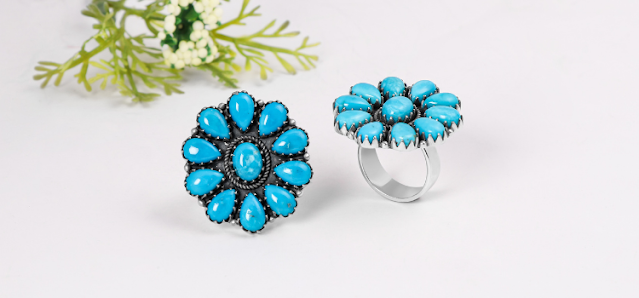 Turquoise rings