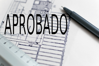 Plano arquitectónico aprobado para licencia de construcción