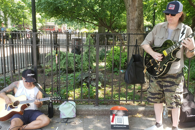 Hollywood Phil outside Tompkins Square Park on May 30