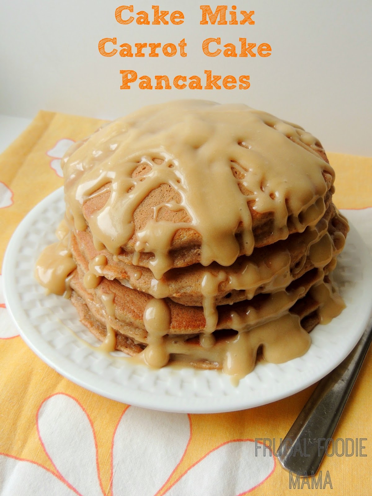 mix via how thefrugalfoodiemama.com do make cake  Pancakes Carrot Cake Mix Cake with you pancakes