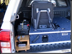 Aux Battery and Fridge in Isuzu