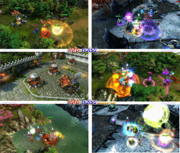 Screen Shoots of Heroes of Order & Chaos