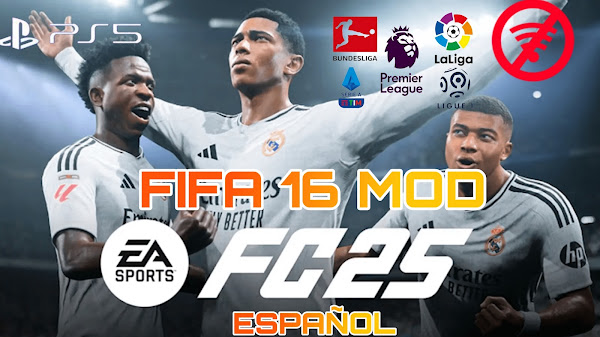 FIFA 16 Mod FC25 Con Narración En Español Nueva Actualización Versión Lite 