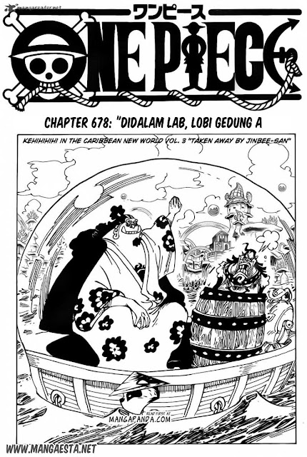 DOWNLOAD KOMIK ONE PIECE CHAPTER 678 "DI DALAM LAB, LOBI GEDUNG A" BAHASA INDONESIA