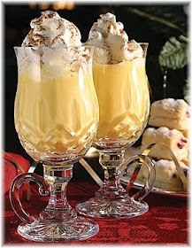 2 Glasses of Christmas Eggnog