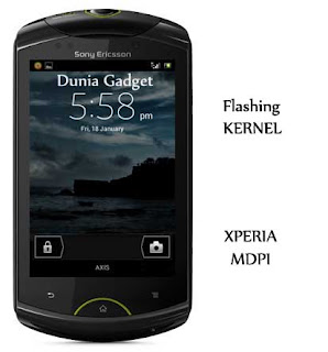 Cara flash kernel Xperia Mini, Mini Pro, Active, LWW