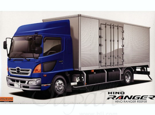 modifikasi truk hino ranger box warna biru