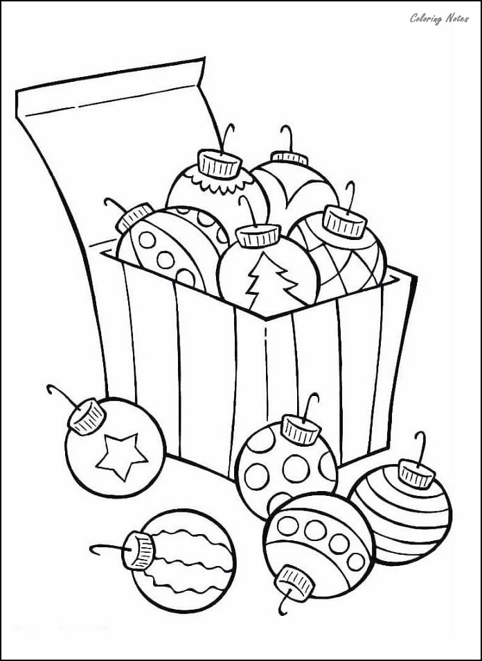 Download 30 Best Christmas Ornaments Coloring Pages Free Printable - COLORING PAGES FOR KIDS FREE PRINTABLE