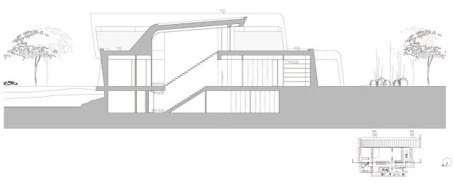 gambar arsitektur, architecture drawing, section, gambar potongan, pengertian potongan, definisi potongan