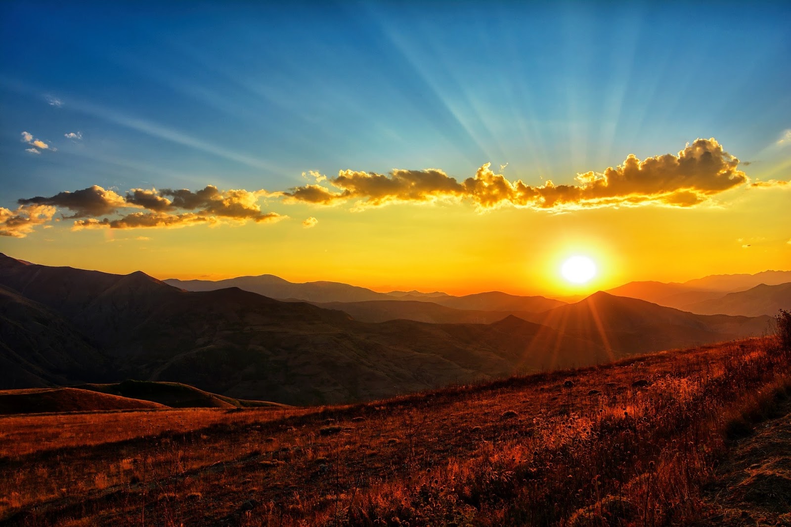 Gambar Pemandangan Senja Indah Di Mata Gambar Indah