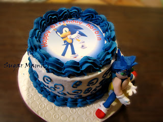 Sonic Birthday Cake on Sugar Mama S Cakery  Sonic Birthday Cake