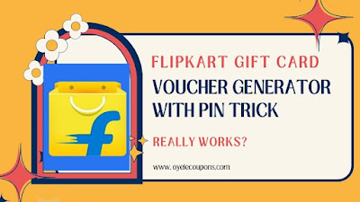 Flipkart Gift Card Generator With Pin