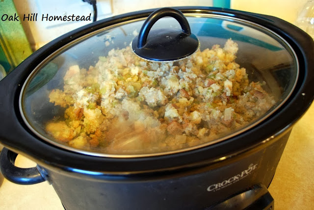 How to make your Thanksgiving dinner preparations simpler with stuffing made in the Crock-pot.