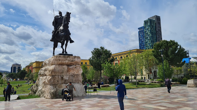Tirana - Skanderbeg-Platz