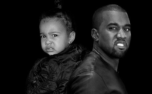 ...And this Photo of Kanye West & North West (Lol!)