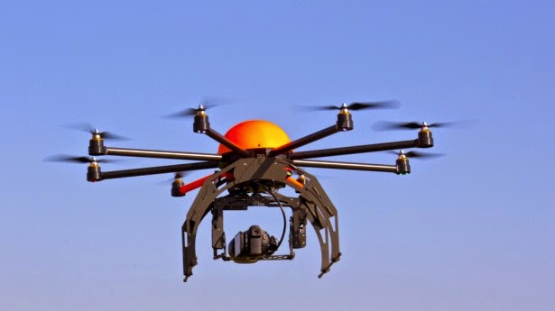 نموذج لطائرات Amazon Drones