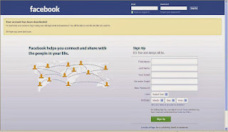 Logo Cara Menonaktifkan Akun Facebook Sementara