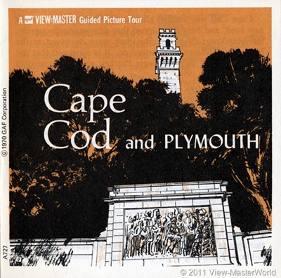View-Master Cape Cod and Plymouth (A727), Booklet Cover