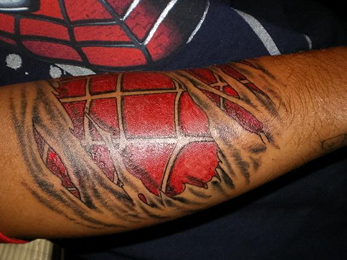 Spider Man Tattoo's