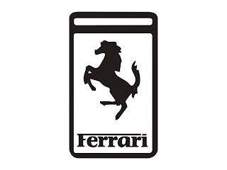 Logo Ferrari Black And White Vector Cdr & Png HD