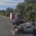 Σοβαρό τροχαίο στην Εγνατία Οδό  Σφοδρή σύγκρουση και ανατροπή οχήματος [βίντεο]