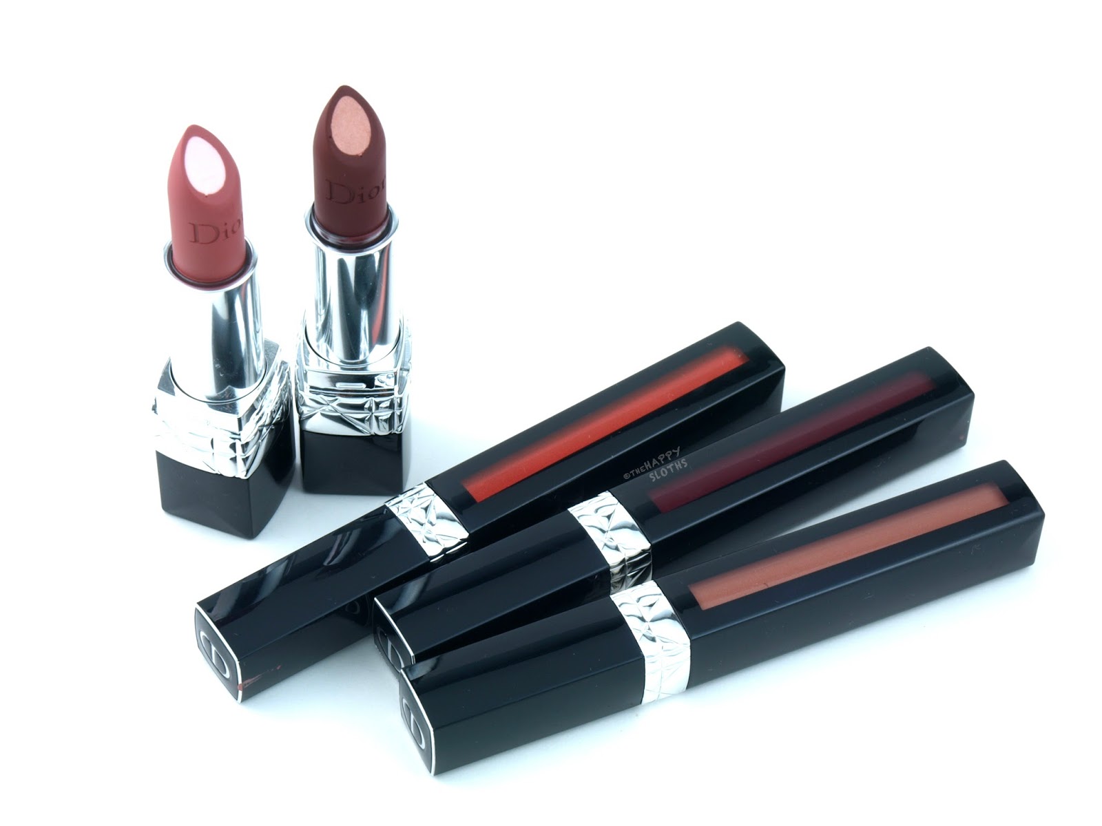 Rouge Dior Double Rouge Lipstick & Rouge Dior Liquid Lip Stain: Review and Swatches