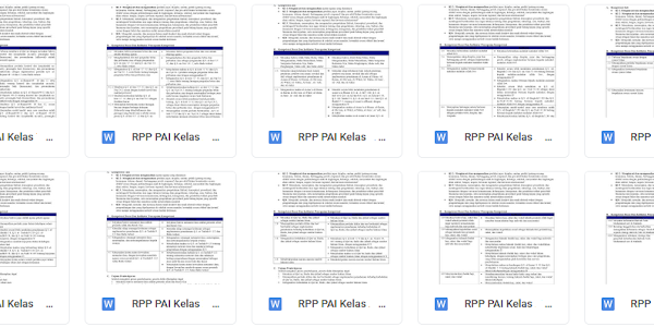 Rpp Pai Dan Kecerdikan Pekerti Sma Kelas X Kurikulum 2013 Revisi 2018