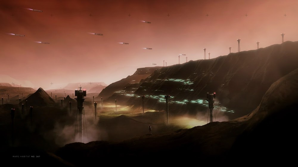 Mars colony in Season 4 of The Expanse