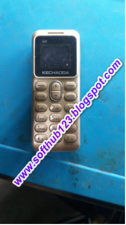 Kechaoda A27 MTK6261 100% Tested Flash File Free Download