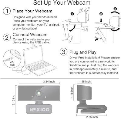 NexiGo N660 1080p Full HD Webcam