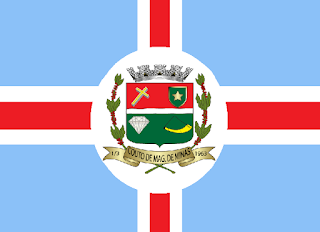 Bandeira de Couto de Magalhães de Minas MG