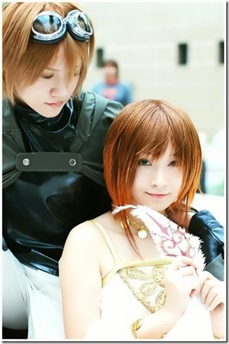 tsubasa - reservoir chronicle cosplay - syaoran and sakura