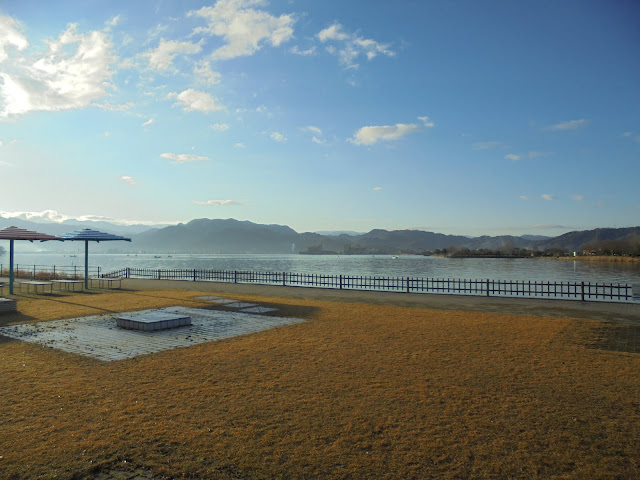東郷湖羽合の臨海公園