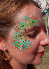 Face painting for kids at Women in Sisterhood May Event