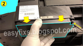 How to modify the waste ink reservoir on an Epson printer - 02