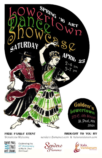 Lowertown and Downtown SPAC dance showcase poster