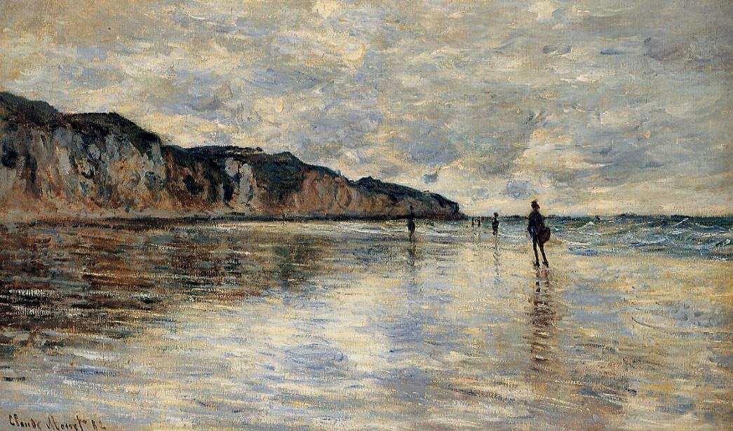 Marée basse devant Pourville (1882)