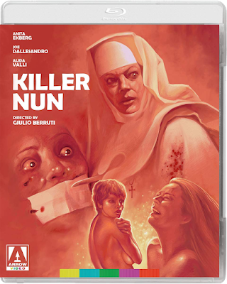 Cover art for Arrow Video's new Blu-ray of KILLER NUN!