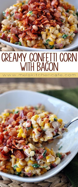 Creamy Confetti Corn With Bacon
