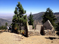 View northeast from Mount Islip (8250’), Crystal Lake, Angeles National Forest