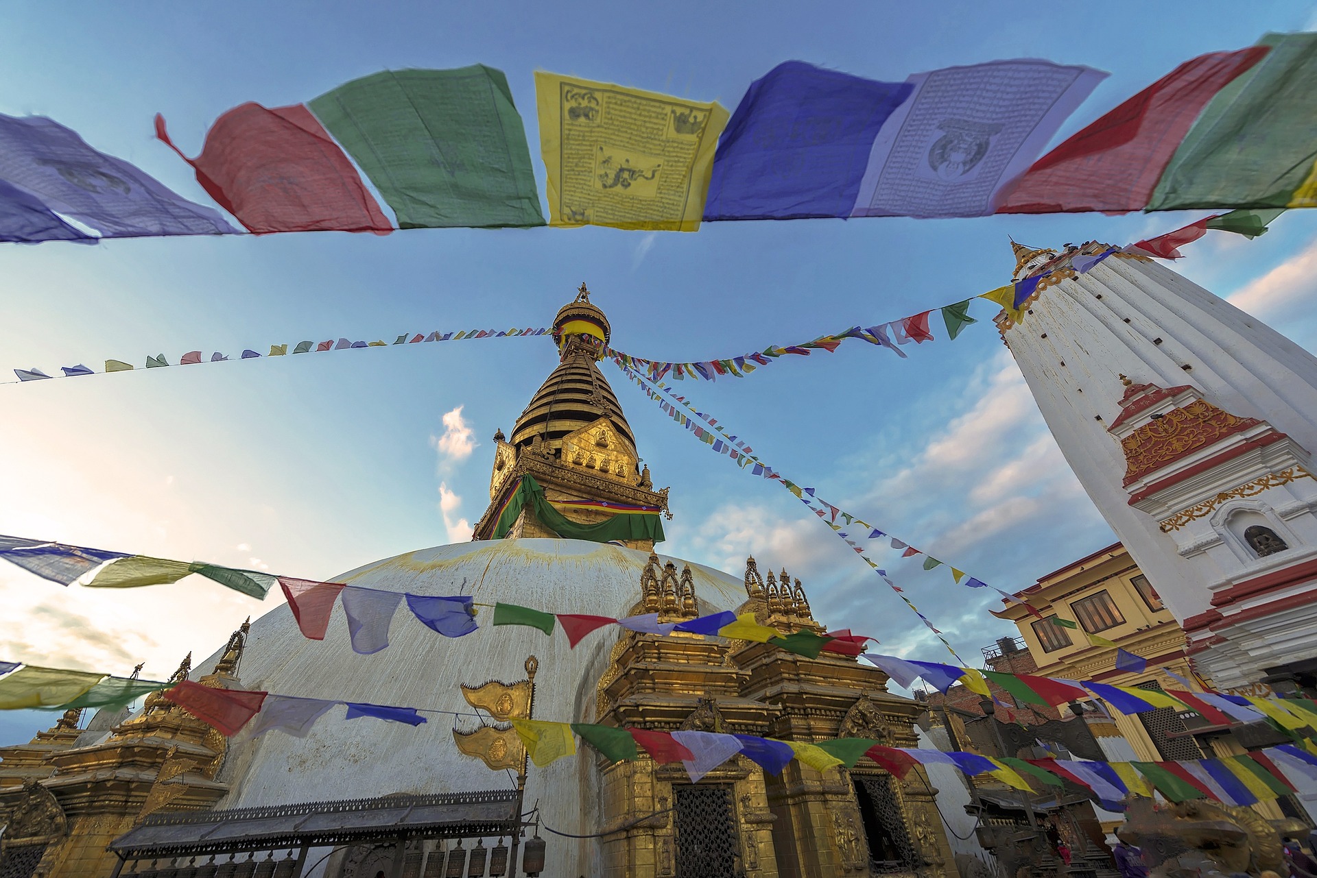 Soyambhu temple in Kathmandu