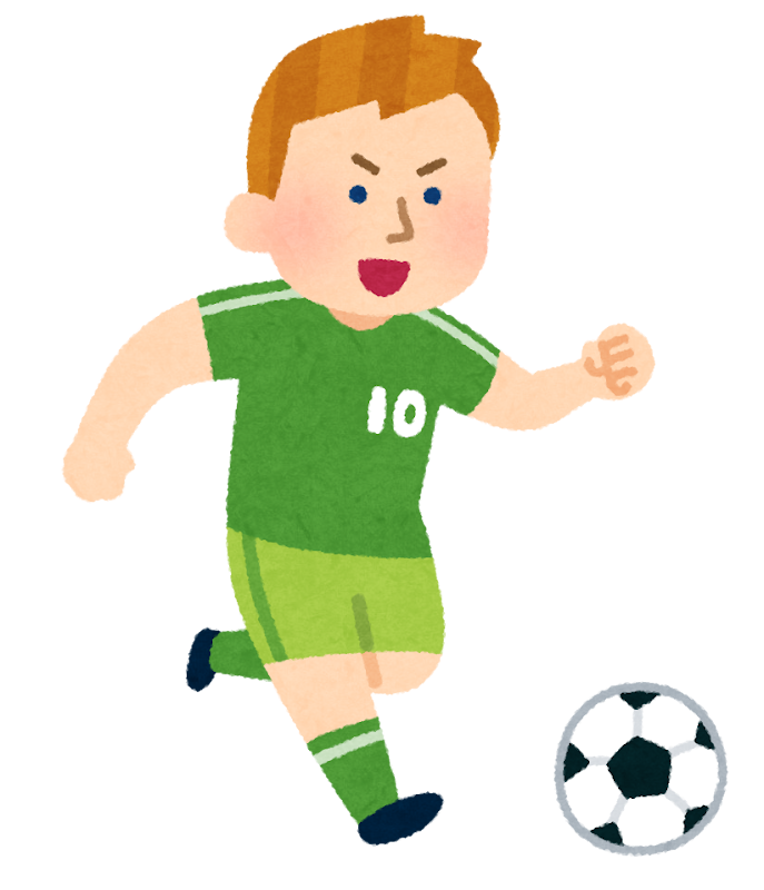 いろいろなサッカー選手のイラスト 男性 かわいいフリー素材集 いらすとや