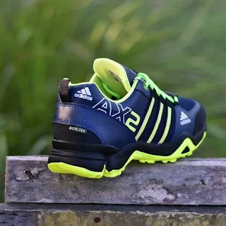 Jual Sepatu Tracking Adidas AX2 Navy Hijau