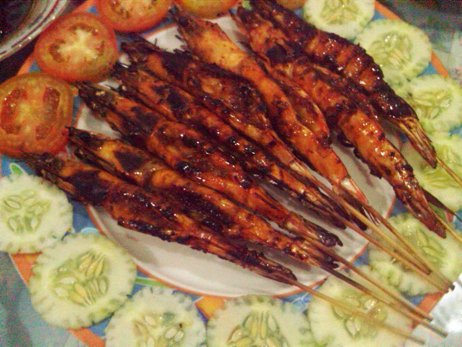 Resep sate udang bumbu pedas