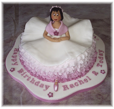 This is the second ballerina cake I have been asked to make