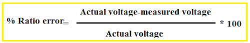 Formula for voltage transfomer