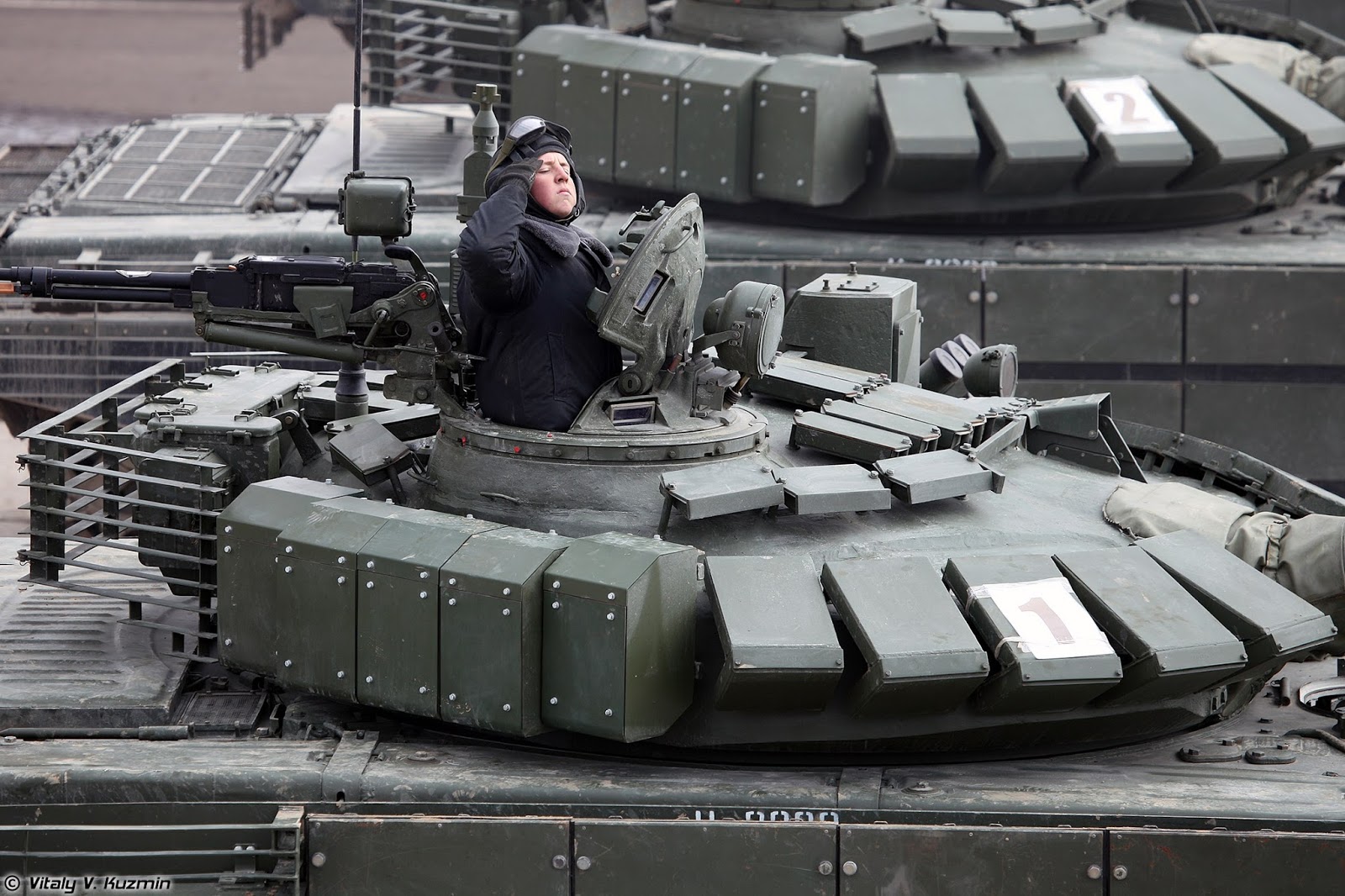 Below The Turret Ring Russian T 72b3 Receive Armor Upgrades