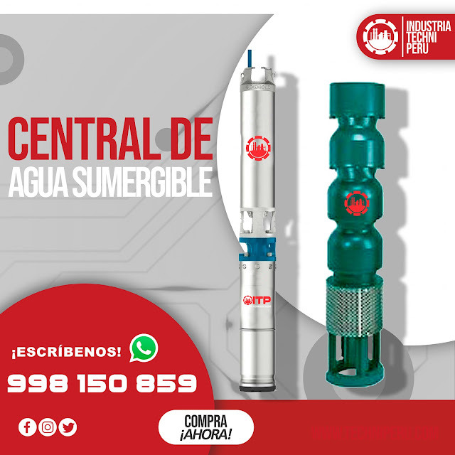 CENTRAL DE AGUA SUMERGIBLE