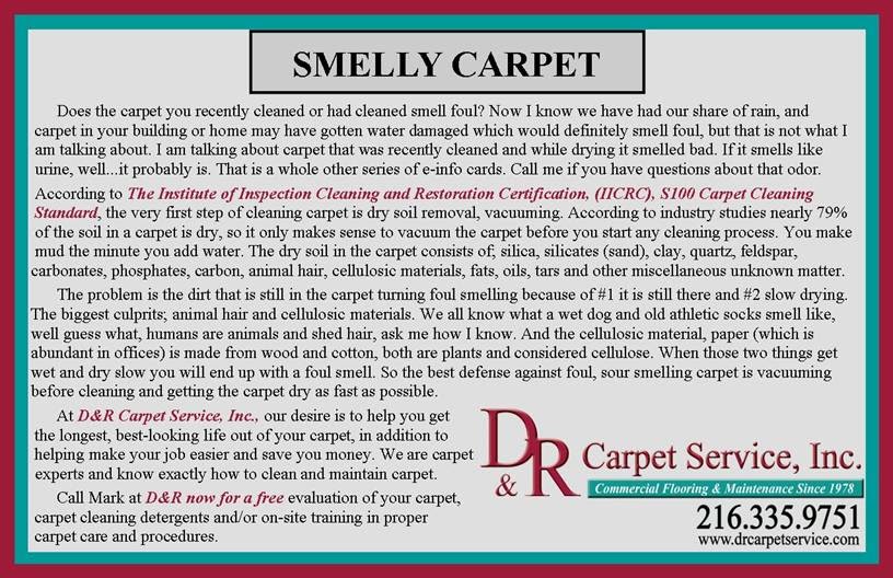 smelly carpet